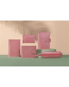 Кошелёк женский на кнопке, 11.5×1.5×9 см, однотонный, чайная роза Textura