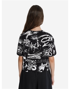 Футболка для девочек, Черный Термит