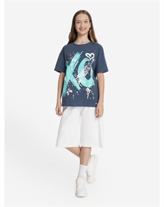 Футболка для девочек, Синий Термит