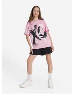 Футболка для девочек, Розовый Термит