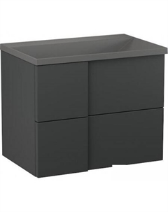 Тумба под умывальник Nelli 70 (антрацит п/мат) Lauter