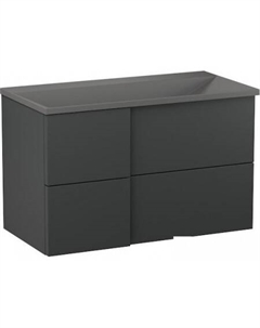 Тумба под умывальник Nelli 90 (антрацит п/мат) Lauter