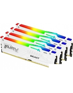 FURY Beast RGB 4x32ГБ DDR5 5200 МГц KF552C40BWAK4-128 Kingston