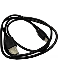 Кабель PKU23A USB Type-A - Lightning (0.9 м, черный) Sipl