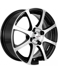 Литые диски X-129 16x6.5" 4x100мм DIA 60.1мм ET 48мм BK X'trike