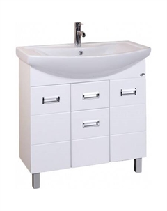 Тумба Балтика 80.14 с умывальником Балтика-80 (белый) Onika