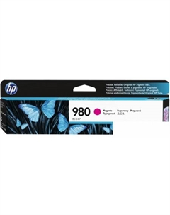 Картридж 980 Magenta Original Ink Cartridge (D8J08A) Hp