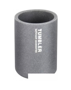 Стакан для зубной щетки и пасты Dakar 07780 (серый) Bisk