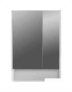 Шкаф с зеркалом Мальта 60 VMAL60BEL-ZSH Viant