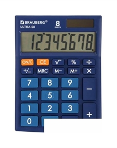 Бухгалтерский калькулятор Ultra-08-BU 250508 (синий) Brauberg