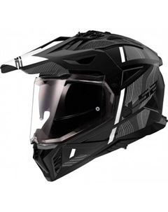 Мотошлем MX702 Pioneer 2 Hill (S, черный/белый матовый) Ls2