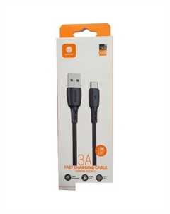 Кабель X05 USB Type-A - USB Type-C (1 м, черный) Vipfan