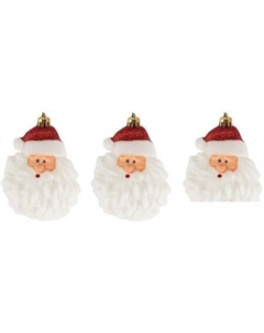 Елочная игрушка Санты 007468 (3 шт) Волшебная страна