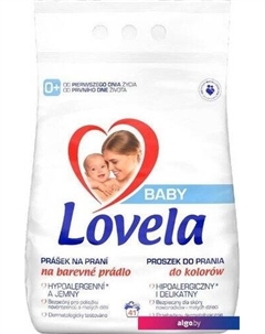 Стиральный порошок Baby 0+ для цветного белья гипоаллергенный 4.1 кг Lovela