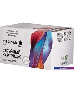 Картридж SIP2V31A (аналог HP 711 2-pack Black) Sakura printing