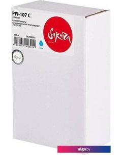 Картридж SI6706B001 (аналог Canon PFI-107 C) Sakura printing