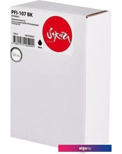 Картридж SI6705B001 (аналог Canon PFI-107 BK) Sakura printing