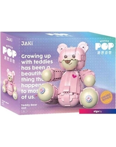 Розовый Мишка Тэдди JK8133 Jaki