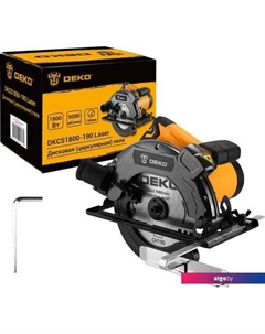 Дисковая (циркулярная) пила DKCS1800-190 Laser 083-1011 Deko