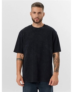 Футболка мужская черная с обработкой эйсид Mark formelle