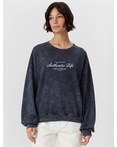 Джемпер женский серый с обработкой эйсид Mark formelle