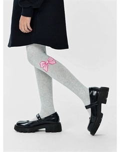 Колготки детские серые с бантиками Mark formelle