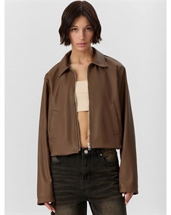 Куртка женская коричневая укороченная Mark formelle