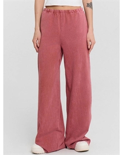 Брюки женские терракотовые с обработкой эйсид Mark formelle