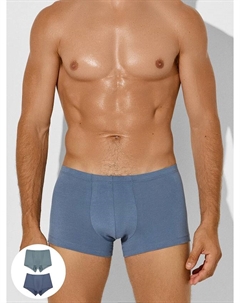 Трусы боксеры мужские синие в наборе, 2 шт Mark formelle