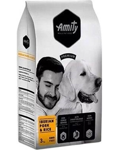 Сухой корм для собак Amity Premium с иберийской свининой и рисом