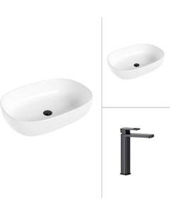 Умывальник со смесителем Lauter 21836 + Cascade 21СК0655BS