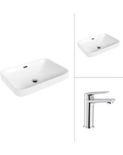 Умывальник со смесителем Lauter 21441A + Sky 21CK533C