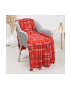 Плед Ideason Клетка / 10354331