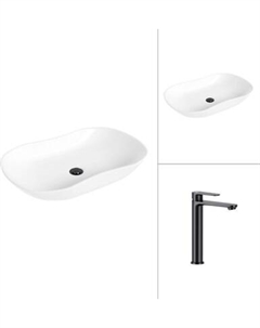 Умывальник со смесителем Lauter 21570 + Moon 21СК8691BS