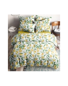 Комплект постельного белья Ночь нежна Лимоны Стандарт Евро 50x70 / 70680-1+70648-4