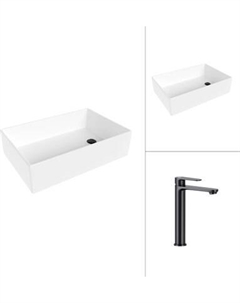 Умывальник со смесителем Lauter 21518-1 + Moon 21СК8691BS