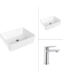 Умывальник со смесителем Lauter 21675 + Sky 21CK533C