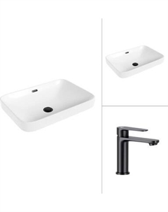 Умывальник со смесителем Lauter 21441A + Moon 21СК691BS