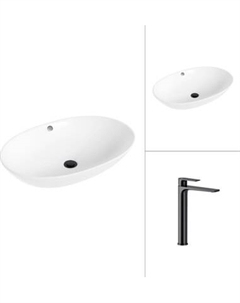 Умывальник со смесителем Lauter 21709 + Reef 21CK8678BS