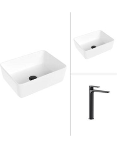 Умывальник со смесителем Lauter 21674B + Reef 21CK8678BS