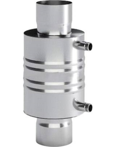 Теплообменник на трубу Везувий L500мм 7л d115мм AISI430 1.0мм