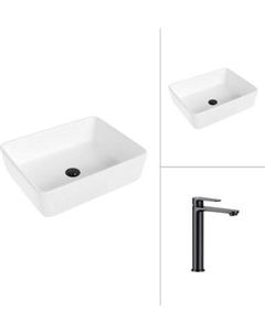 Умывальник со смесителем Lauter 21674 + Moon 21СК8691BS