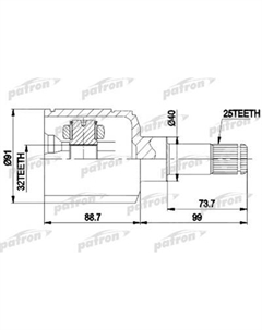ШРУС Patron PCV1514 Патрон