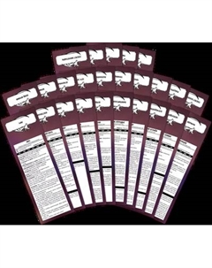 Набор трекеров для настольной игры Pandora's Box Studio DnD. Нежить / 05PB122 Pandora's box studio