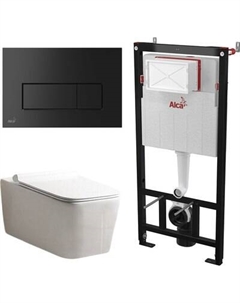 Унитаз подвесной с инсталляцией Cerutti Viola Aria Tornado + Alca 578 / CT10583+AM101/1120+M578
