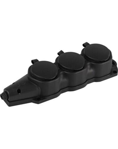 Колодка удлинителя ЭРА KX-3e-B-IP44 / Б0068453 Эра