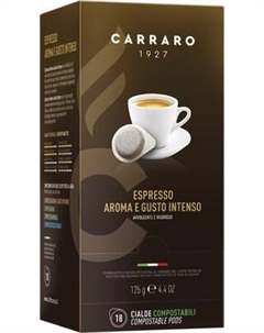 Кофе в чалдах Carraro Aroma E Gusto Intenso
