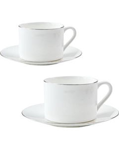 Набор для чая/кофе Mandarin Decor Бланк платинум / DS14F10002-250-2W Mandarin decor