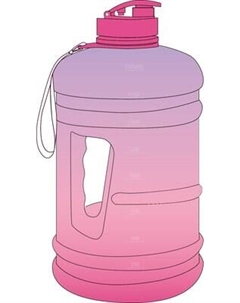 Бутылка для воды Miniso Gradient 3392