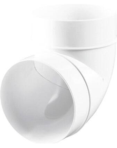 Колено воздуховода Семь ветров 125мм / 222